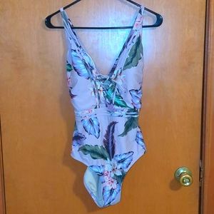 Large Kona Hawaiian one piece bathing suit.